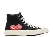 Converse X CDG Play Chuck Taylor All-Star 70 Hi Black