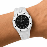 Swatch x Audemars Piguet AP Bioceramic Royal Pop Savonnette Ocho Negro (with White Sports Strap)