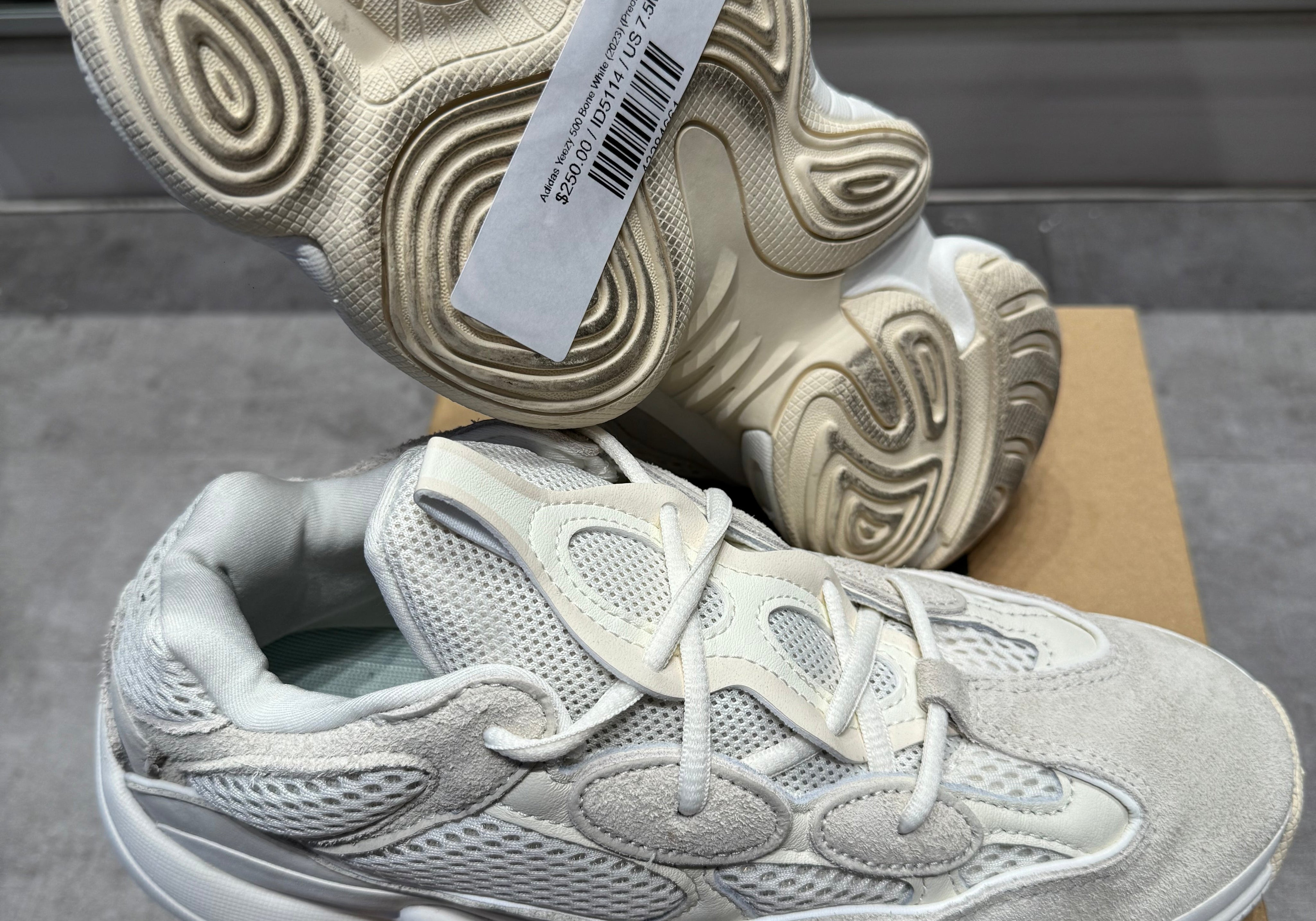 Adidas Yeezy 500 Bone White (2023) (Preowned)