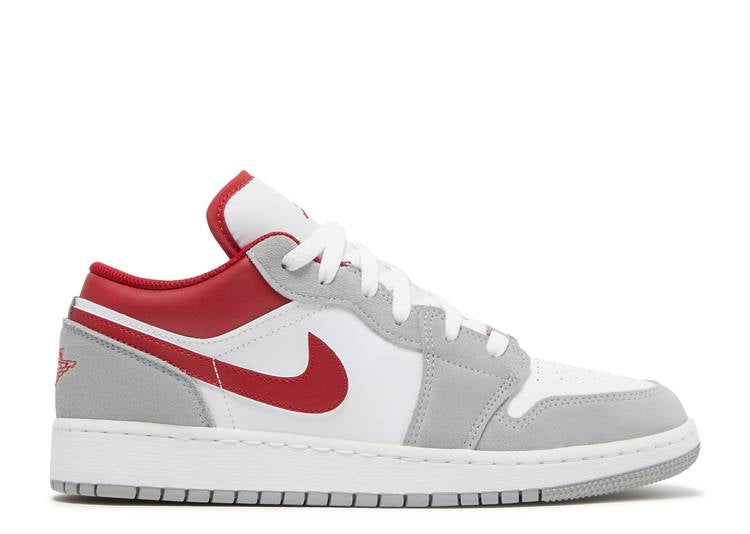 Jordan 1 Low Smoke Grey Gym Red (GS)