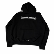 Chrome Hearts Scroll Logo Pullover Hoodie Black (Preowned Size L)