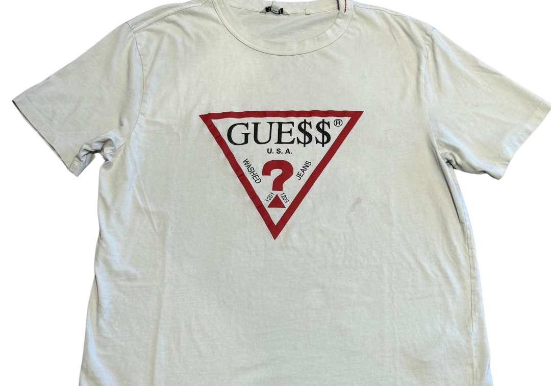 Guess Jeans x A$AP Rocky White Logo Tee (Preowned)