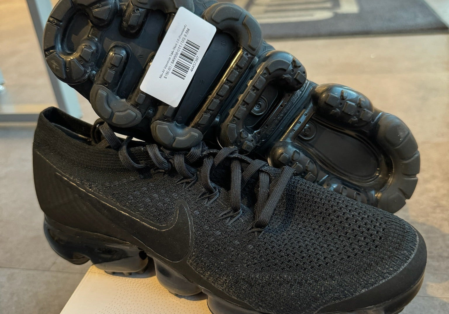 Nike Air Vapormax Triple Black 2.0 (Preowned)