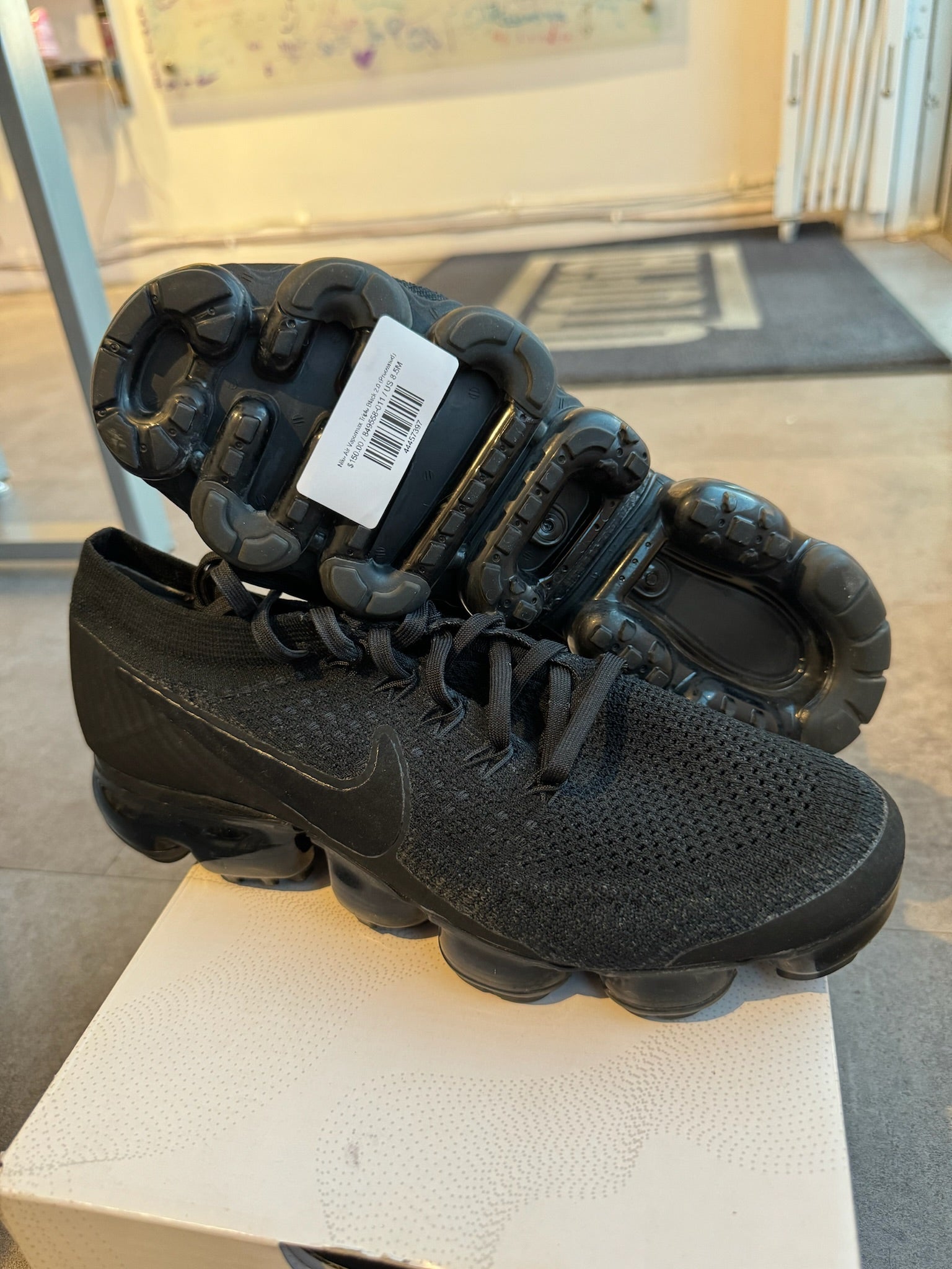 Nike Air Vapormax Triple Black 2.0 (Preowned)