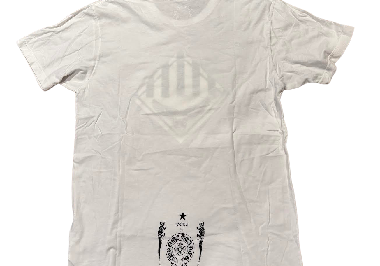 Chrome Hearts FOTI T-Shirt White (Preowned Size L)