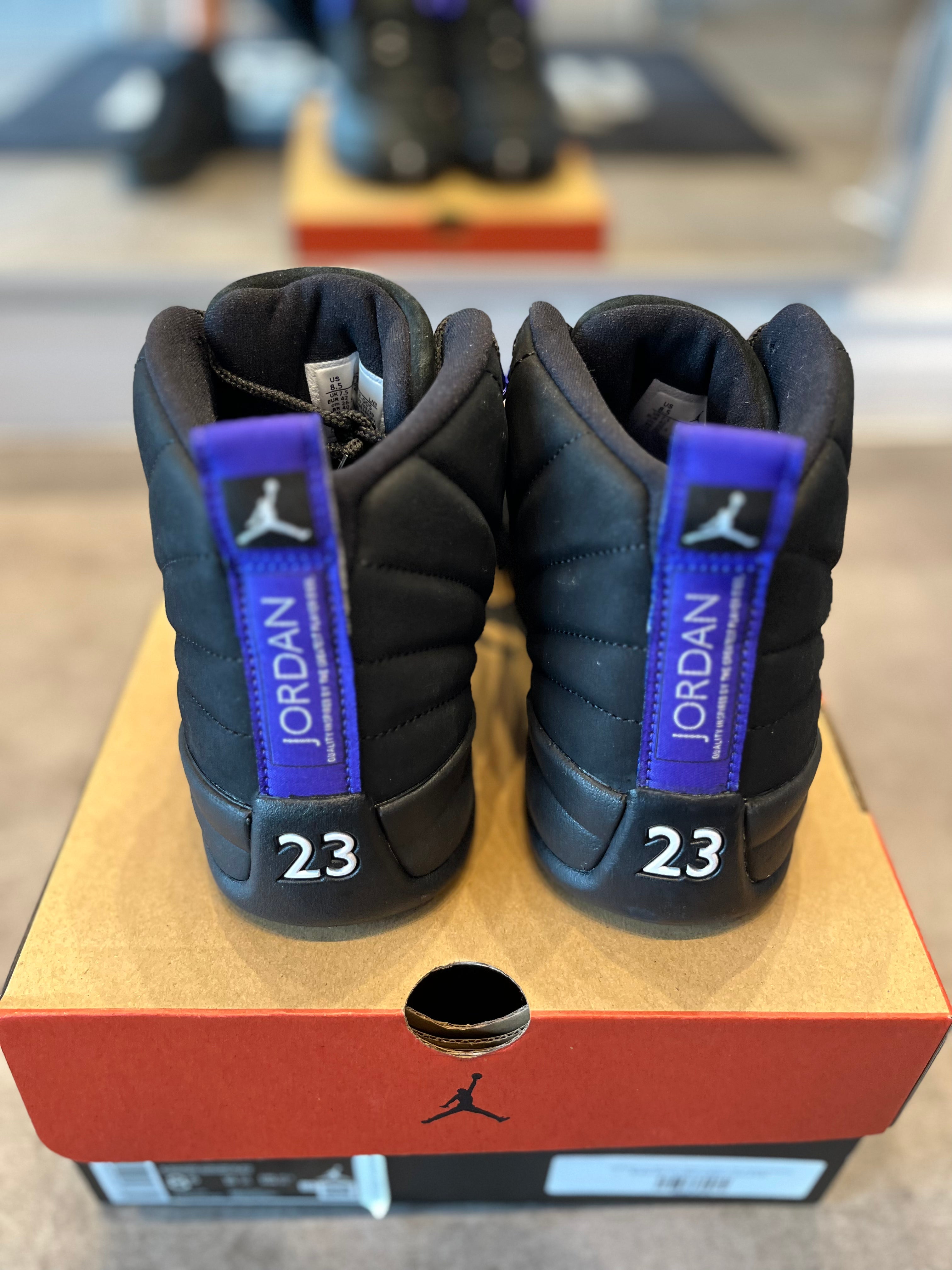 Jordan 12 Retro Dark Concord (Preowned Size 8.5)