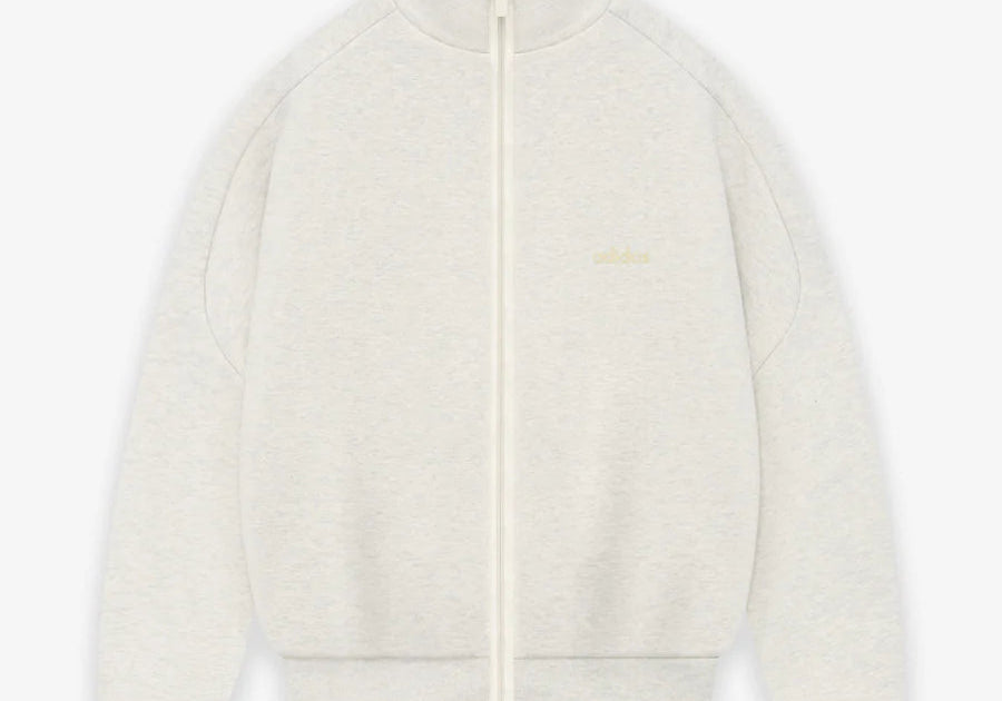 Fear of God Athletics Heavy Fleece Track Jacket Oatmeal Heather