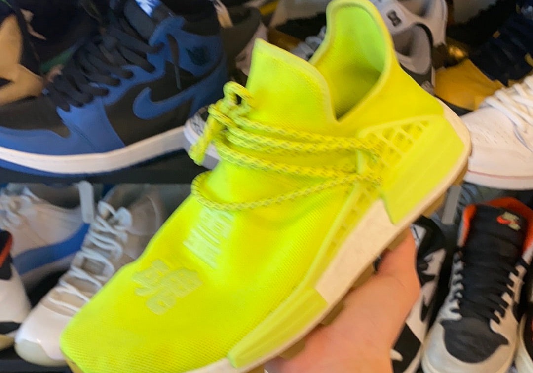 Adidas NMD Hu Trail Pharrell Now Is Her Time Solar Yellow (Preowned)