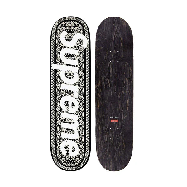 Supreme Celtic Knot Skateboard Deck Black