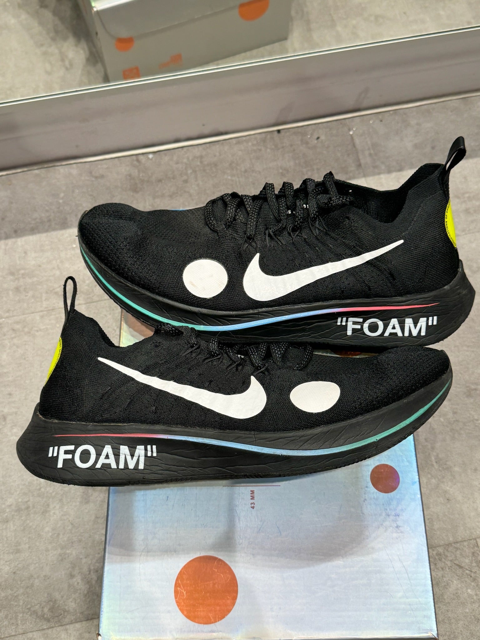 Nike Zoom Fly Mercurial Off-White Black (Preowned)