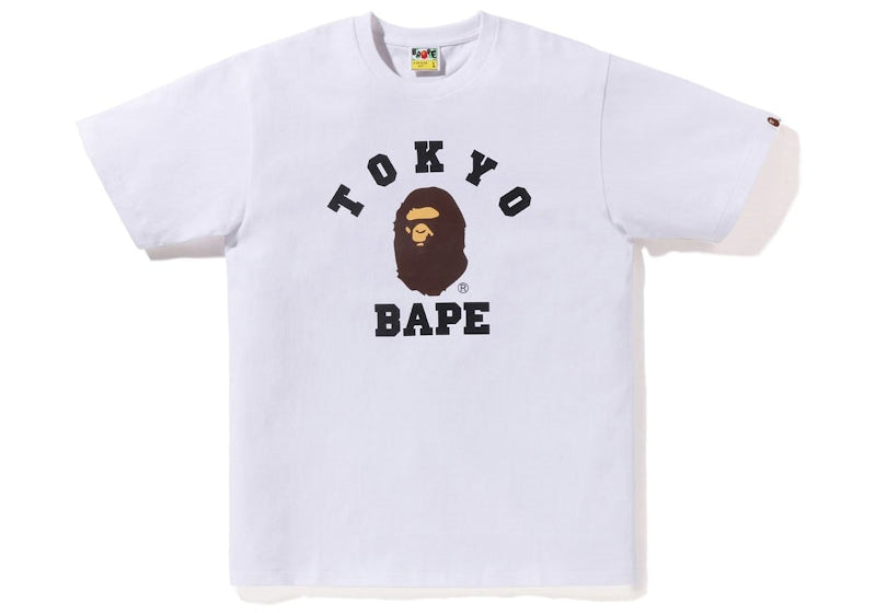 BAPE Tokyo College City Tee White