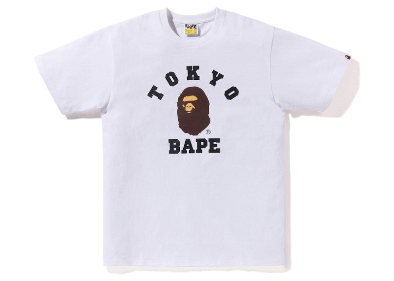 BAPE Tokyo College City Tee White