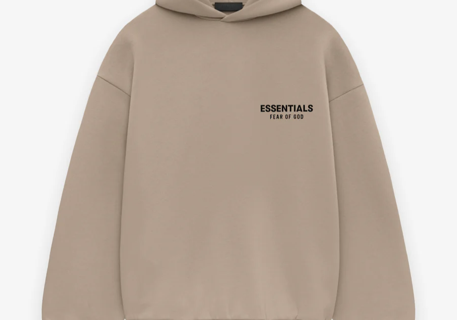 Fear of God Essentials Fleece Hoodie Desert Sand (FW24)