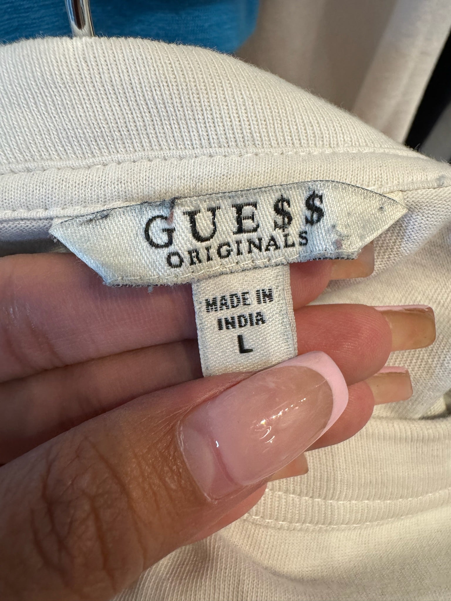 Guess Jeans x A$AP Rocky White Logo Tee (Preowned)