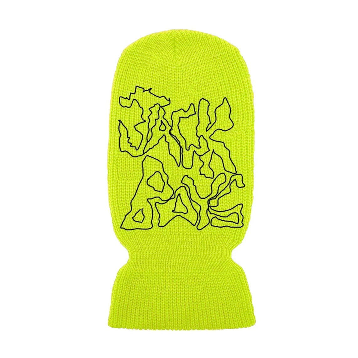 Travis Scott JACKBOYS Cover Neon Mask Green, pre-owned – photo 2 of 2