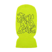Travis Scott JACKBOYS Cover Neon Mask Green, pre-owned – photo 2 of 2