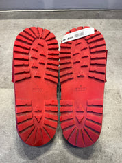 Gucci Ghost Princetown Skull Leather Slides Red (Preowned)