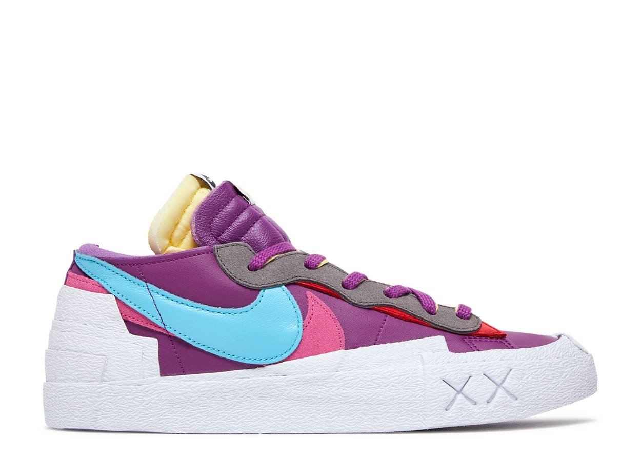 Nike X Sacai Blazer Low Kaws Purple Dusk