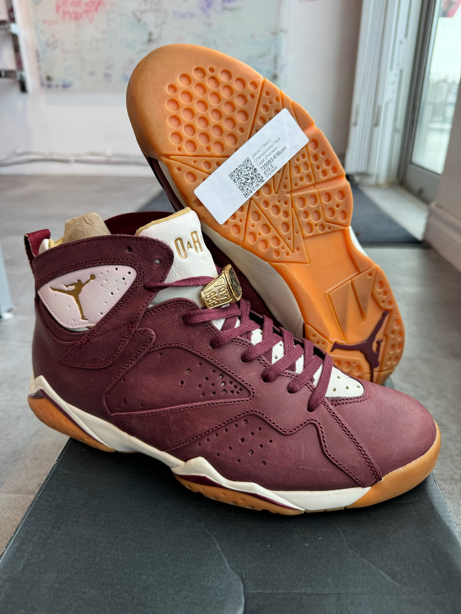 Jordan 7 Retro Championship Pack Cigar (Preowned Size 10.5)