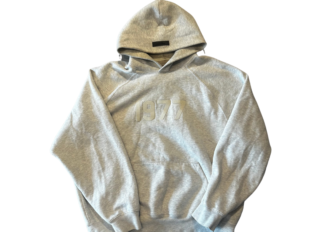 Fear of God Essentials "1977" Hoodie (SS22) Light Oatmeal (Preowned)