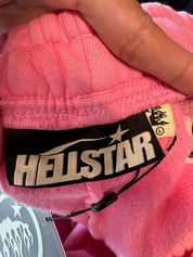 Hellstar Flame Flare Sweatpants Pink (Tried On)