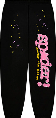 Sp5der P*NK V2 Sweatpant Black