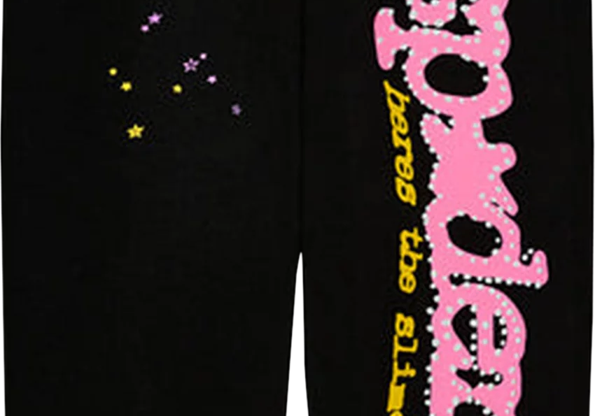 Sp5der P*NK V2 Sweatpant Black