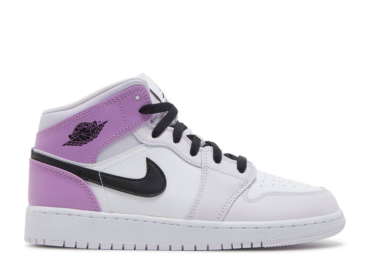 Jordan 1 Mid Barely Grape (GS)