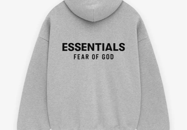 Fear of God Essentials Fleece Hoodie Light Heather Gray (FW24)