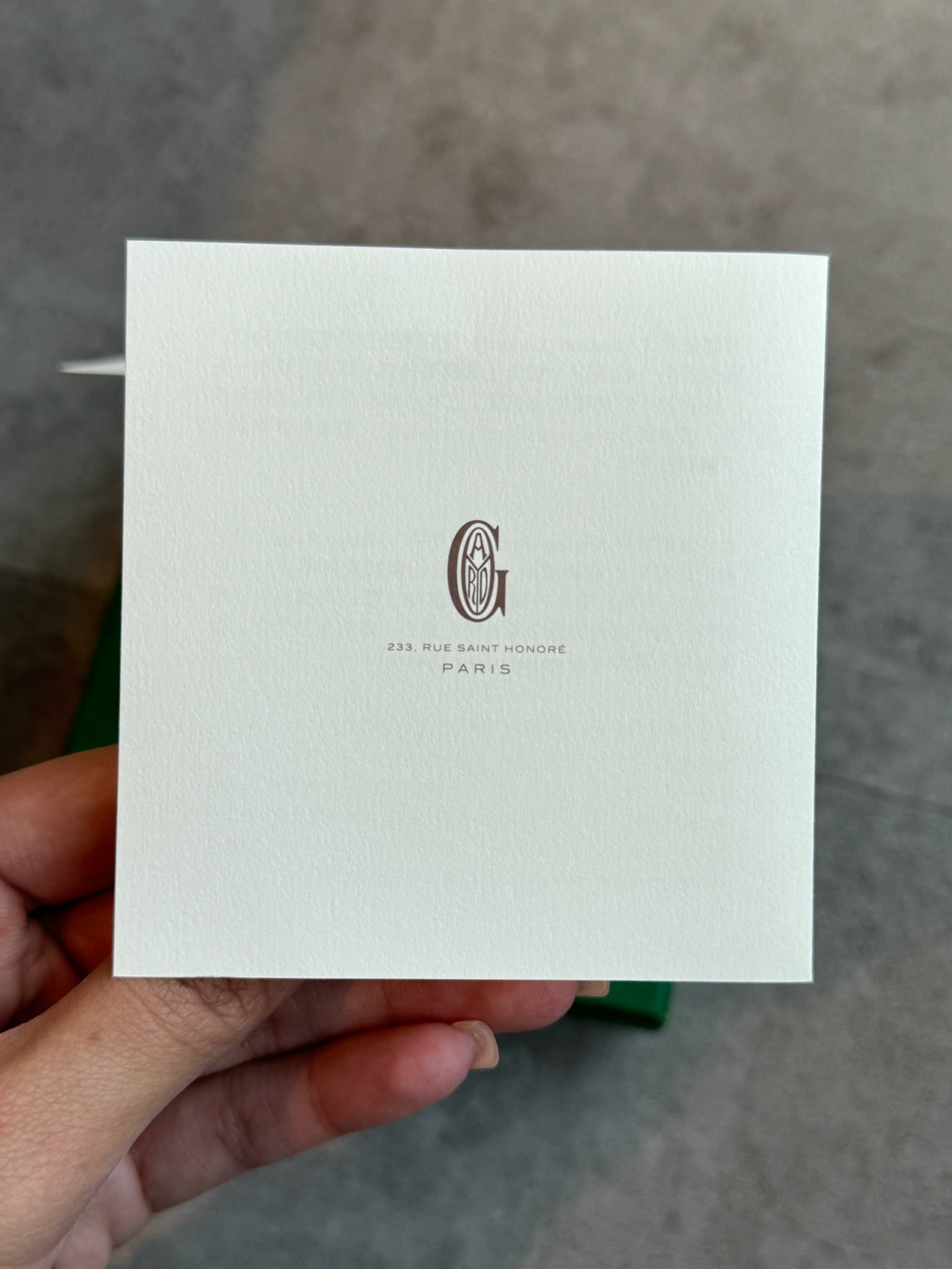 Goyard Saint Sulpice Card Holder Green (Preowned)