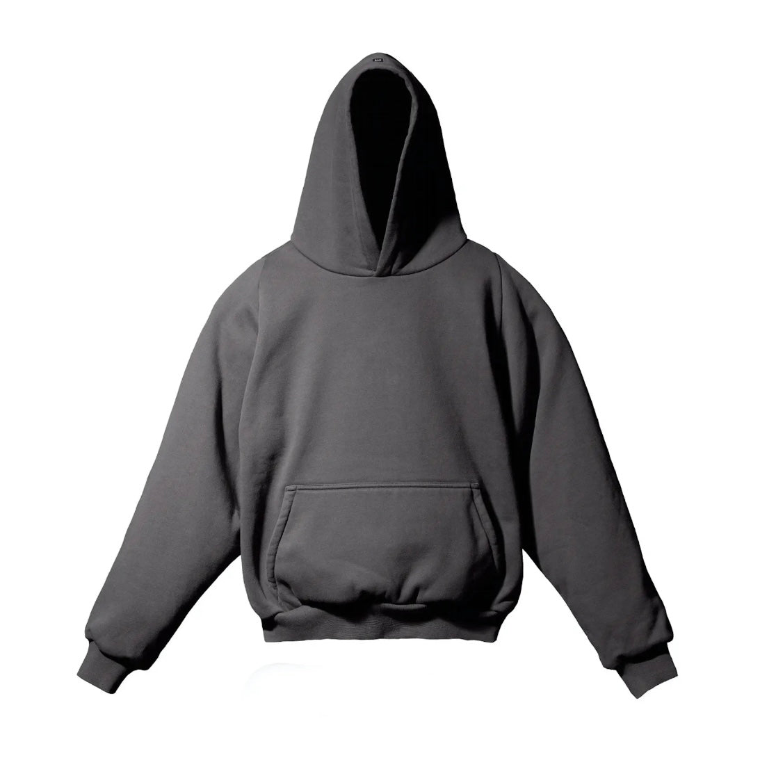 Yeezy Gap Logo Shrunken Hoodie Dark Grey