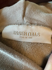 Fear of God Essentials Hoodie (SS22) Desert Taupe (Preowned Size XL)