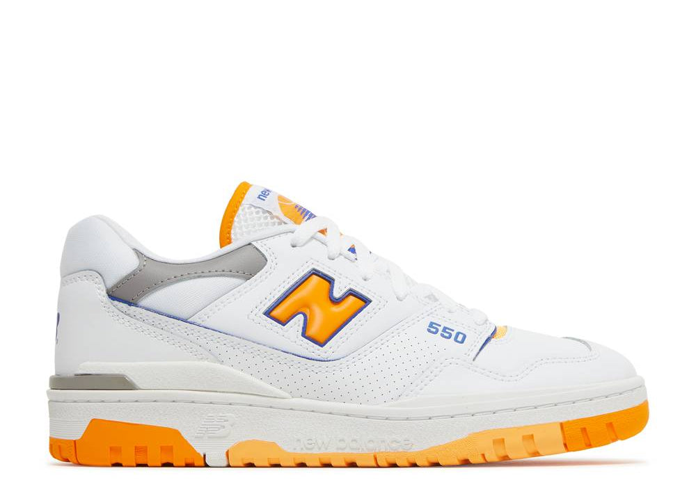 New Balance 550 White Vibrant Orange