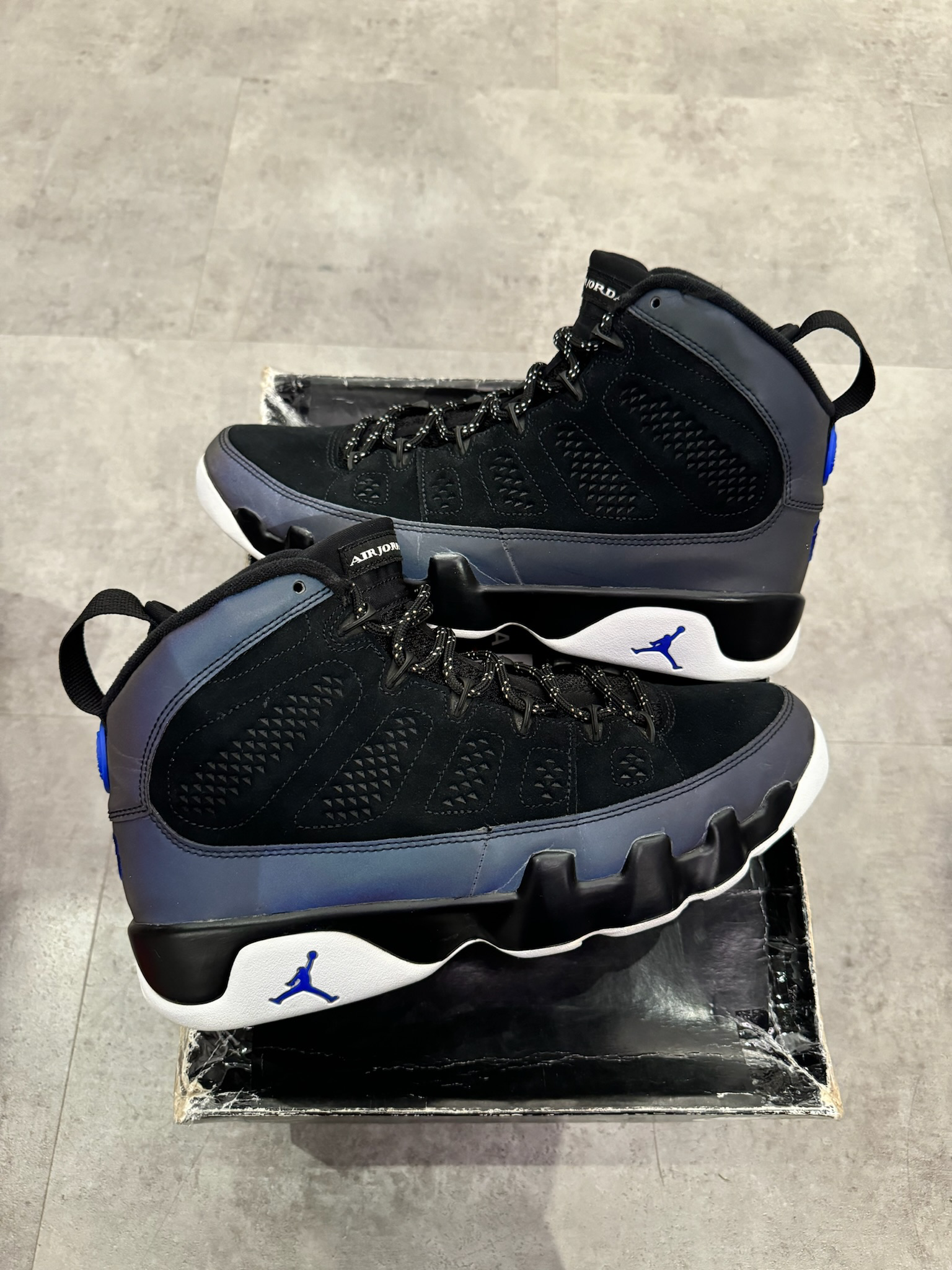 Jordan 9 Retro Racer Blue (Preowned Size 9.5)