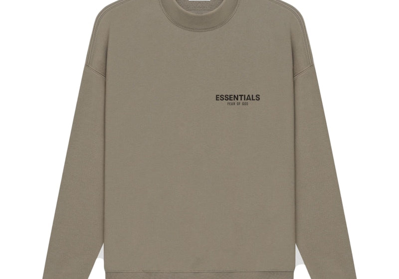 Fear of God Essentials Mock Neck Sweater Taupe (Preowned Size M)