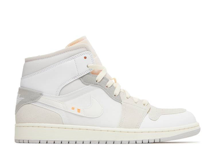 Jordan 1 Mid SE Craft Inside Out White Grey