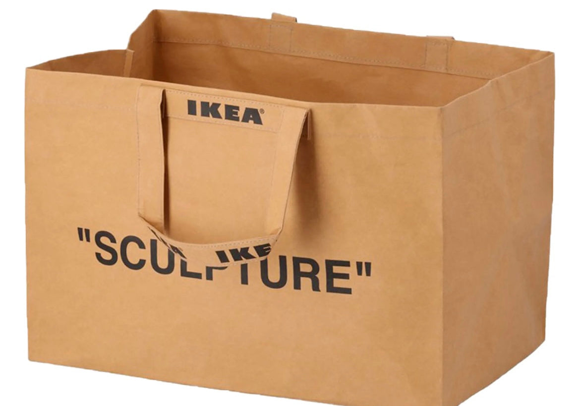 Vigril Abloh X Ikea Markerad Large Bag Brown