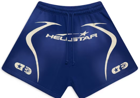 Hellstar Warm Up Shorts Blue