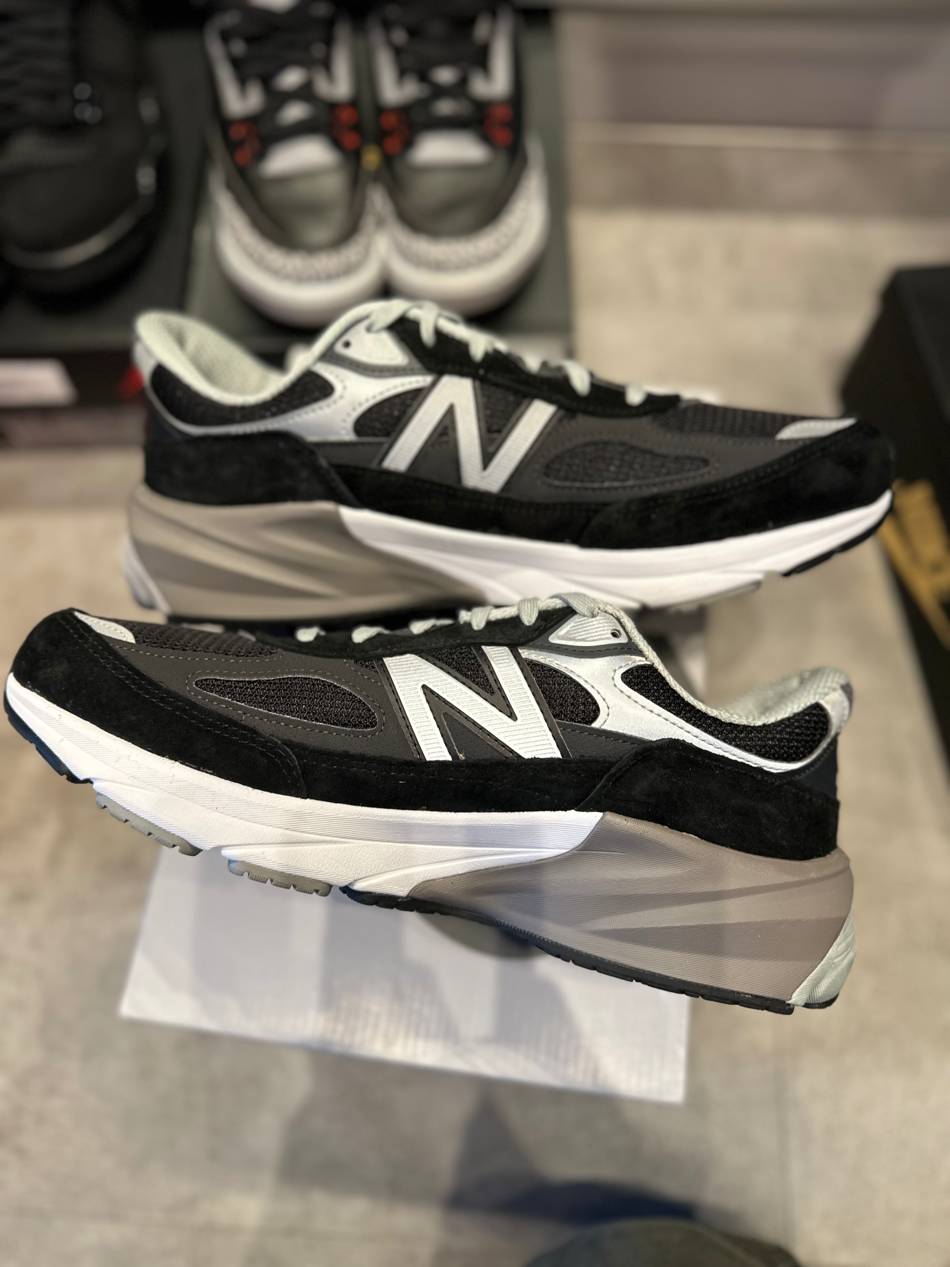 New Balance 990v6 MiUSA Black Grey White (Preowned)