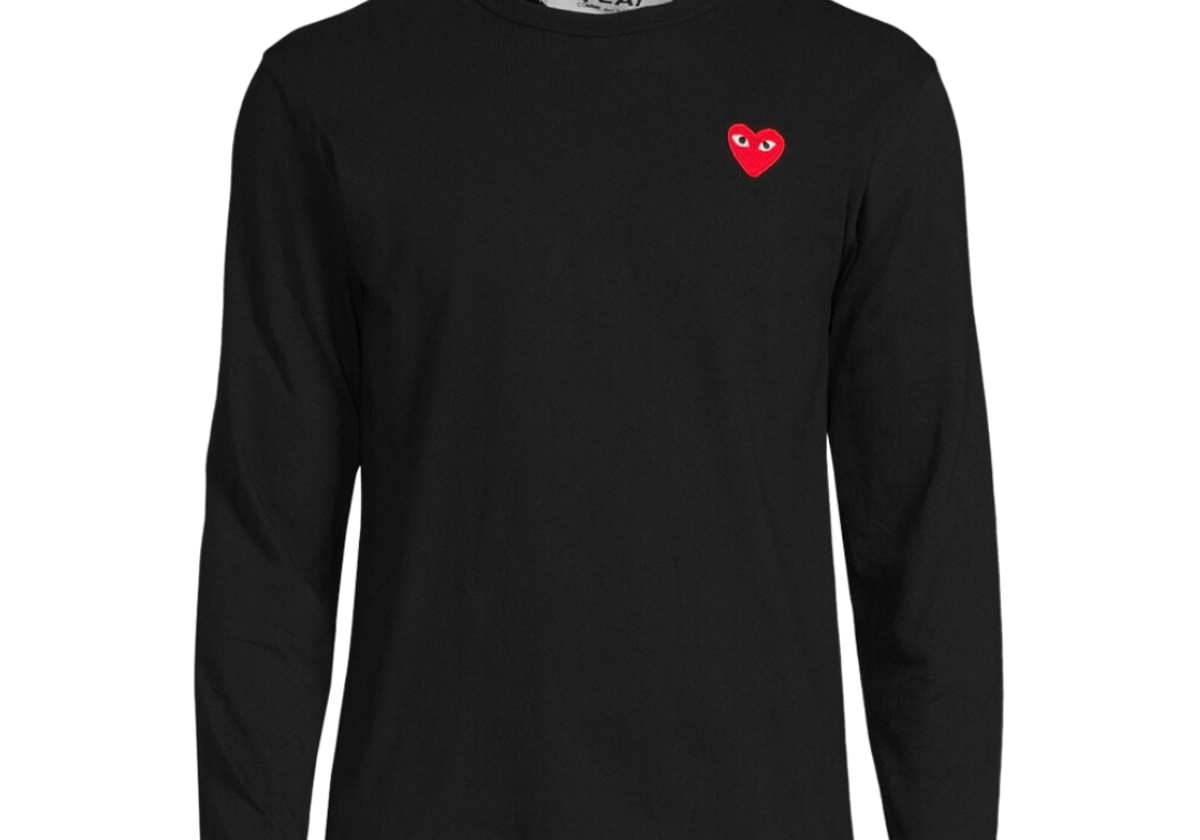 Play Comme des Garçons Classic Heart Long-sleeved T-Shirt