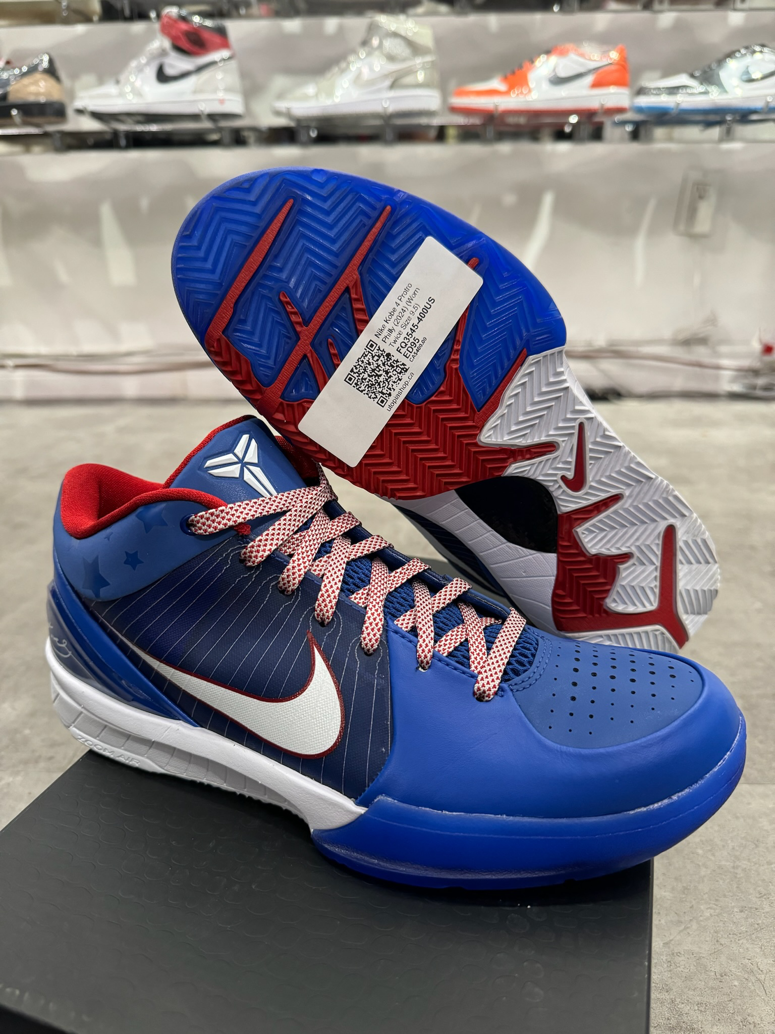 Nike Kobe 4 Protro Philly (2024) (Worn Twice Size 9.5)