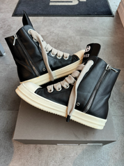 Rick Owens SSENSE Exclusive Black KEMBRA PFAHLER Edition Jumbo Lace Sneakers (Preowned Size 44)