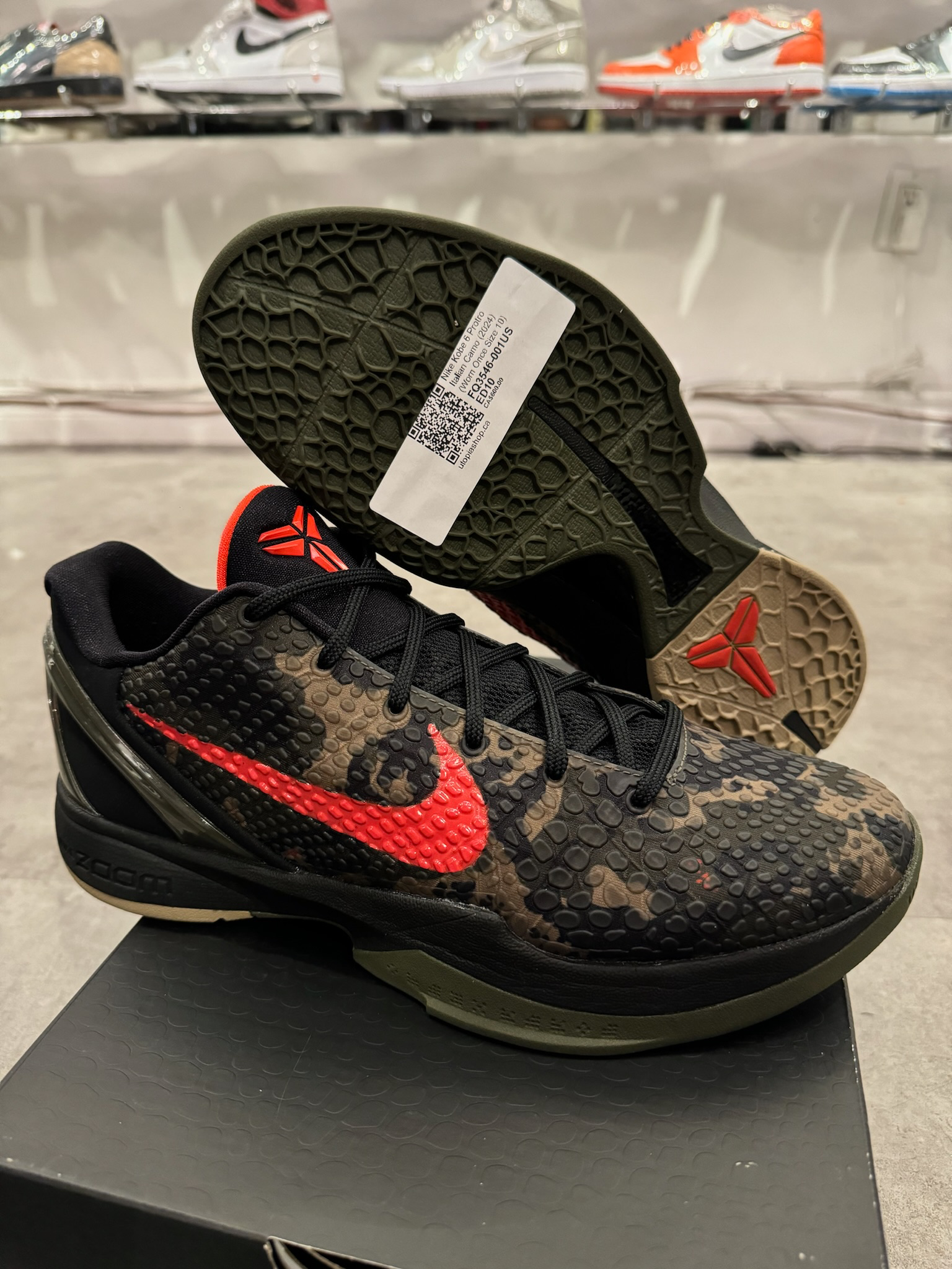 Nike Kobe 6 Protro Italian Camo (2024) (Worn Once Size 10)