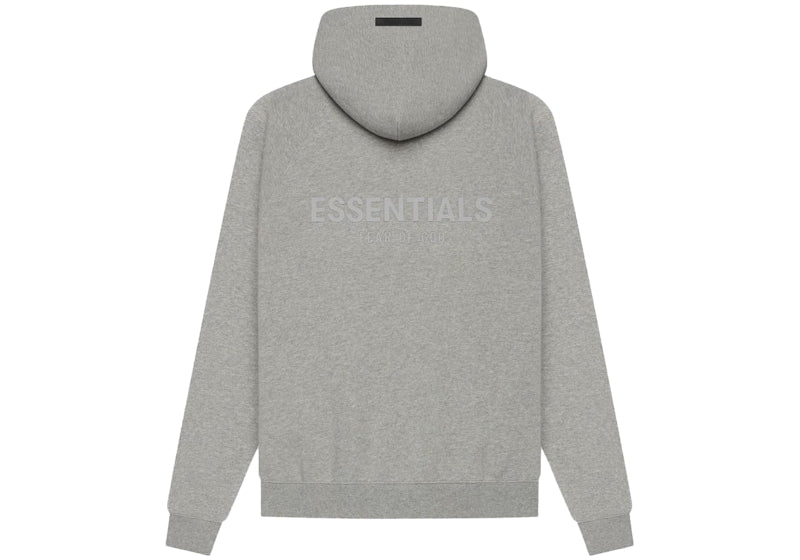 Fear of God Essentials Pullover Hoodie Dark Heather Oatmeal (Preowned Size M)