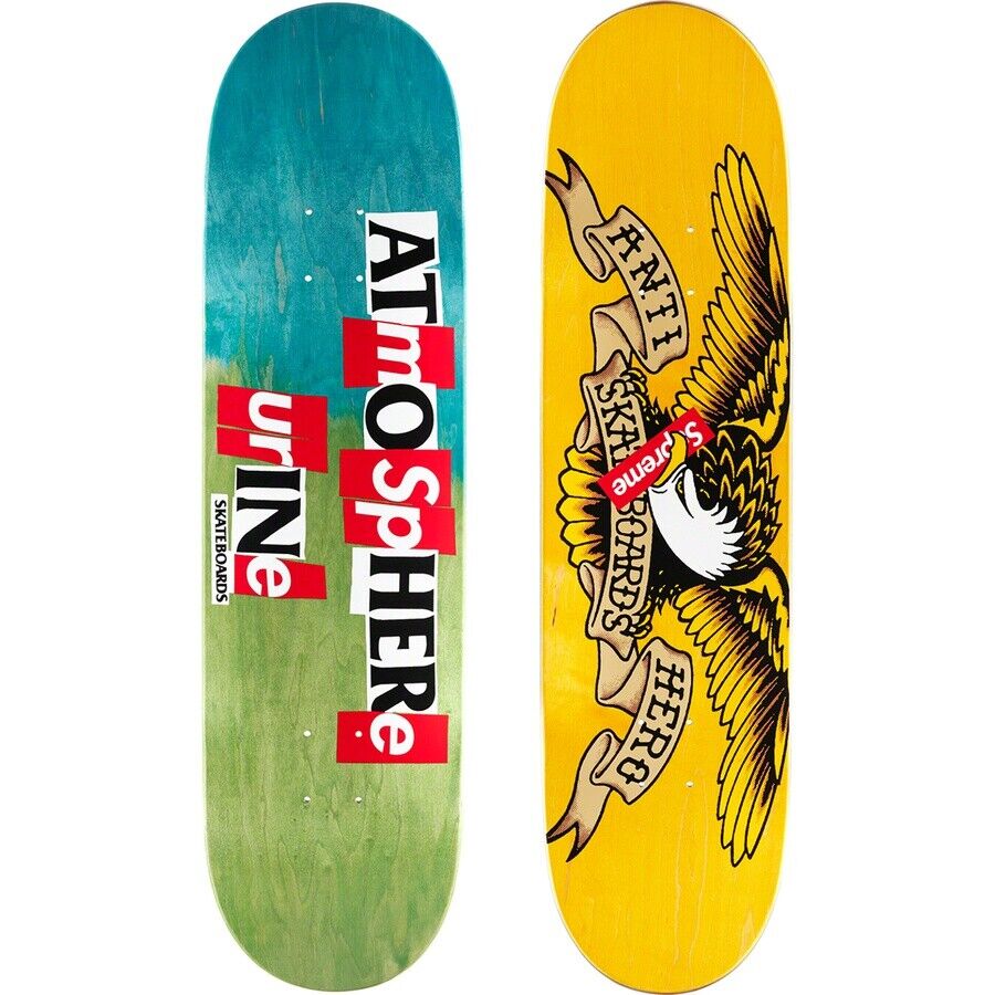 Supreme Antihero Supr-Hero Skateboard Deck Green