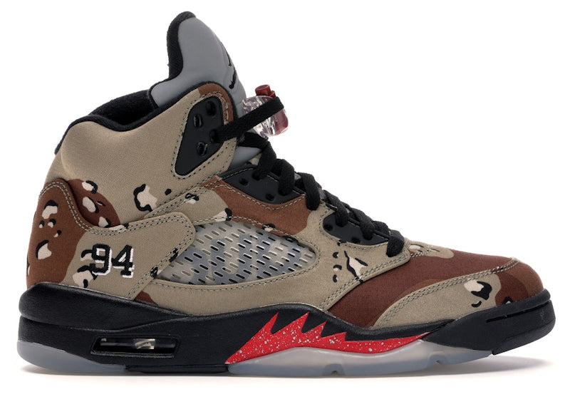 Jordan 5 Retro Supreme Desert Camo (Preowned Size 11)