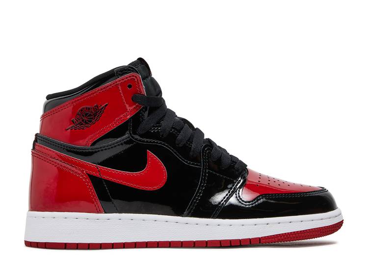 Jordan 1 Retro High Patent Bred (GS)