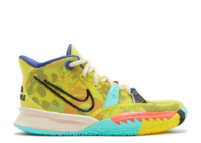 Nike Kyrie 7 1 World 1 People Electric Yellow (GS) (Preowned)