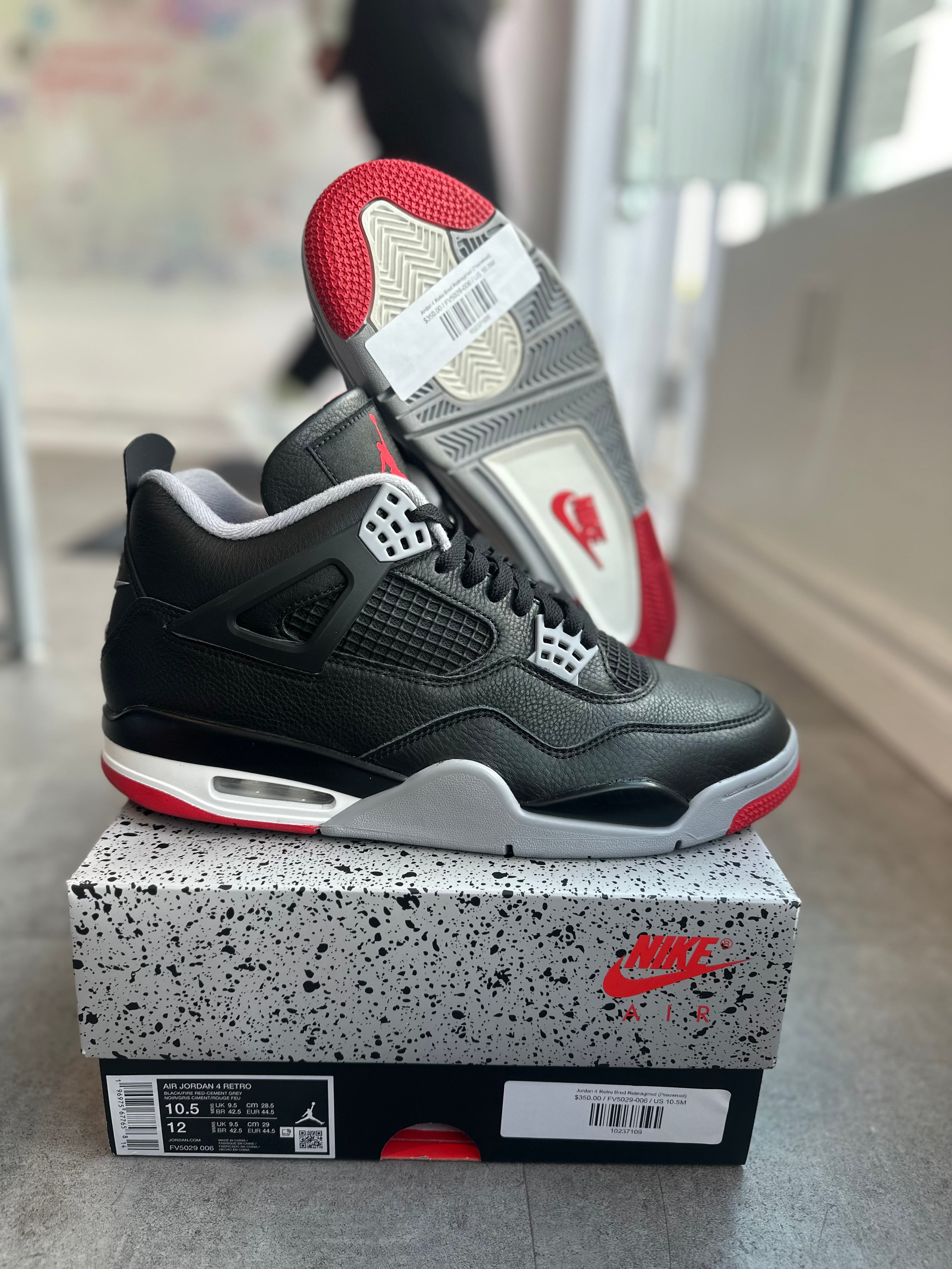 Jordan 4 Retro Bred Reimagined (Preowned)