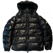 Moncler Maya Giubbotto Jacket Black (Preowned Size 4/L)